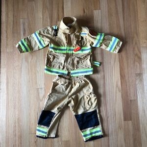 Kids Fire Fighter Costume  size:3-4